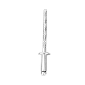 Rivets à tête ronde ouverte en acier inoxydable 304 passivé M2-M6, rivets aveugles à tirer, 100 pièces pour travaux de décoration de bâtiments ODM/OEM - Product Image 2