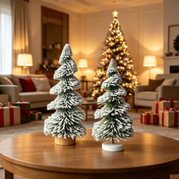Décorations de table de Noël personnalisées pré-éclairées avec lumières LED