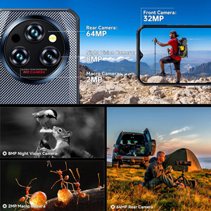 Oukitel Wp35 Pro, Teléfono Inteligente Resistente con Pantalla de 6.6 Pulgadas, 12 GB + 512 GB, Cámara de 32 MP + 64 MP, Batería de 11000 mAh, Carga Rápida, Doble SIM, Android, NFC, Versión Global, Octa Core - Product Image 5