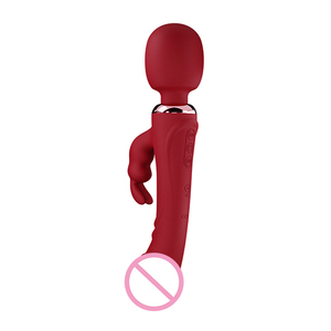 Vibrador de Conejo de Silicona 3 en 1, Juguete Sexual, Masajeador de Varita para Mujeres, Vibrador de Punto G, Masajeador AV de Tres Cabezas, Alivio del Dolor - Product Image 4