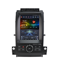 CARUPEZ Head Unit Stereo Mobil Android 9.7 inci dengan GPS Terintegrasi dan Kamera Mundur untuk Ford Taurus 2011-2019 Model Vertikal Tesla 8 Core