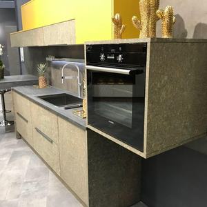 Paneles de Pared de Piedra Natural Dorada, Revestimiento Decorativo con Acabado Brillante para Interiores y Exteriores, Villas y Cafés - Product Image 2