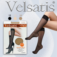 Chaussettes hautes matelassées 60D mates, soyeuses et douces pour femmes, avec soutien élastique élevé et compression légère amincissante