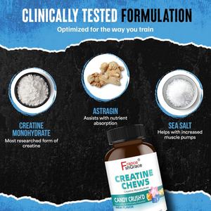 Creatina Masticable de Alta Calidad, 120 Tabletas, Apoya la Función Saludable para Hombres y Mujeres, Suplemento Dietético de Creatina Masticable - Product Image 4