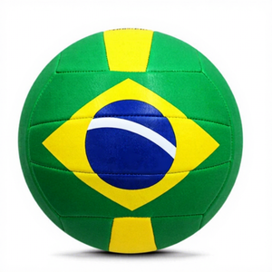 Balón de Voleibol Talla 5 con Bandera de Brasil, Verde, Amarillo y Azul, Tacto Suave, para Interior y Exterior, Playa, Partidos, Embalaje OEM, Venta al Por Mayor, Personalizado - Product Image 3