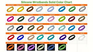 Bracelets en silicone personnalisés imprimés, bracelets en caoutchouc de 12 mm, bracelets promotionnels - Product Image 4