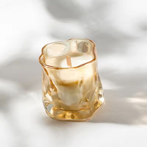 Bougie parfumée en cire de soja personnalisée de luxe, étiquette privée, dans un bocal en verre, pour les fêtes de Pâques et Diwali, cadeau d'aromathérapie - Product Image 4