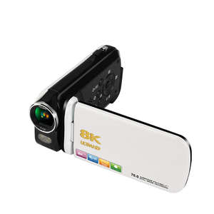 Cámaras de Video Portátiles, Videocámara 8K con Zoom Digital 18X, Pantalla Táctil IPS de 2.4 Pulgadas, con Captura Facial y Cámara de Belleza Facial - Product Image 1