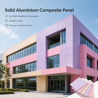 Panneau composite en aluminium Alucobond 4 mm, couleur unie, pour façades, plafonds, cloisons intérieures et extérieures, revêtement mural extérieur.