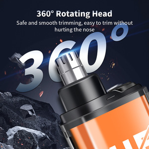Recortador eléctrico portátil de pelo de nariz y <span class=keywords><strong>orejas</strong></span> para hombres, fuente de alimentación USB/batería para uso en casa, coche o garaje - Product Image 3