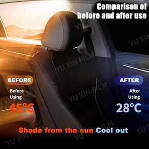 Yuxin 2.5Mil Mental Solide Couleur Double Couche Magnétique Haute Isolation Chaleur Réflexion Voiture Fenêtre Teinte - Product Image 2