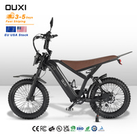 Bicicleta Eléctrica Todoterreno OUXI GT20 Pro de 7 Velocidades y 20 Pulgadas, en Oferta, Disponible en Almacenes de la UE y EE. UU., Bicicleta de Montaña Eléctrica