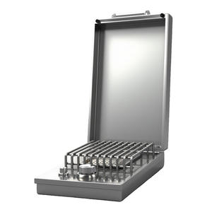 خزانة شواء 12 في قطرة من الفولاذ المقاوم للصدأ فاخرة حديثة وفاخرة للخدمة الشاقة من المصنع ، موقد غاز أحادي الجانب للطبخ - Product Image 2