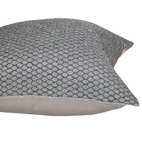 Coussins décoratifs de luxe modernes de haute qualité couvre 18x18 coussins gris argent pour coussins carrés de lit de canapé