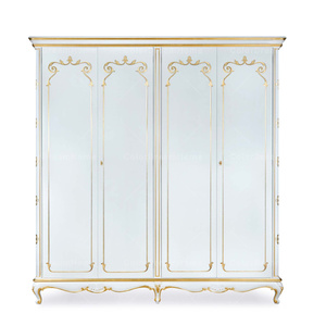 Classico francese elegante King Size Set di camere da <span class=keywords><strong>letto</strong></span> fatto <span class=keywords><strong>a</strong></span> mano in legno di betulla mobili di lusso <span class=keywords><strong>letto</strong></span> comodo per uso domestico - Product Image 3