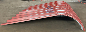 Máquina formadora de rollos de panel de techo de material de Casa de techo <span class=keywords><strong>Ameco</strong></span> curvada pequeña - Product Image 6