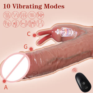 Manchon de pénis réutilisable réaliste brun de 8,26 pouces avec <span class=keywords><strong>petite</strong></span> langue, adapté à l'agrandissement et à l'épaississement du pénis <span class=keywords><strong>masculin</strong></span>, jouets sexuels - Product Image 2