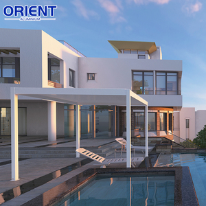 Revestimiento en polvo de aluminio para <span class=keywords><strong>terraza</strong></span>, Panel de techo, pérgola, <span class=keywords><strong>terraza</strong></span> hecha a medida, techo de aluminio para exteriores, <span class=keywords><strong>terraza</strong></span> de vidrio, toldo de techo - Product Image 4