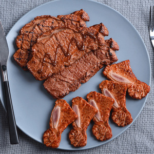 Faux modèle de nourriture Steak Western Restaurant décoration modèle décoration nouilles ensemble Steak oeuf frit <span class=keywords><strong>saucisse</strong></span> simulé Steak - Product Image 1