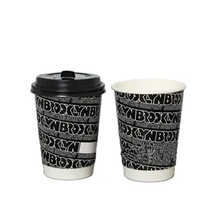 Customizable Disposable Double-layer Paper Cup Coffee Paper Cup