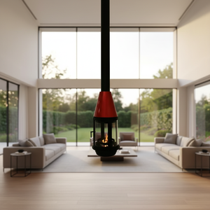 เตาผิงไฟฟ้าแบบแขวนผนัง CH Special Shape Mental Suspended Bio <span class=keywords><strong>Alcohol</strong></span> Fire Cabinet Floating Shelf - Product Image 2