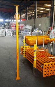 Q235 قابل للتعديل للبناء ، دعامة معدنية تلسكوبية مع غطاء صمولة تُستخدم لمنصات البناء دعامة Foemwork - Product Image 3