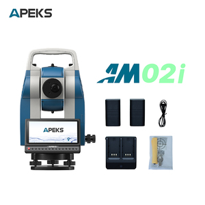 เครื่องวัดมุมแบบไร้ปริซึม R1000 ความแม่นยำ 2 นิ้ว APEKS AM02i ระบบ Android พร้อมระบบชดเชยแกนคู่ พร้อมเสาปริซึม ขาตั้งกล้อง และอุปกรณ์สำรวจ มาตรฐาน IP55 - Product Image 2