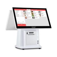 Système de point de vente tout-en-un tactile 15,6 pouces avec imprimante de reçus intégrée 80 mm pour petites entreprises