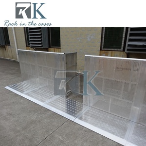 Barrera de Control de Multitudes Enlazable para Conciertos y Eventos Deportivos, Valla de Barricada de Aluminio para Exteriores - Product Image 5