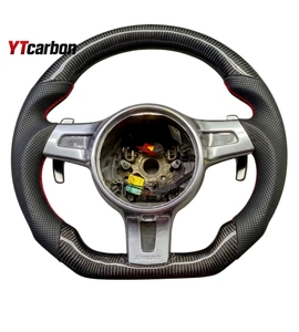 Ytcarbon พวงมาลัยคาร์บอนไฟเบอร์สำหรับ911 997.2 987 Cayman <span class=keywords><strong>Cayenne</strong></span> S Gt <span class=keywords><strong>Gts</strong></span> อุปกรณ์ตกแต่งภายในรถยนต์เทอร์โบคาร์บอนไฟเบอร์แท้ - Product Image 4