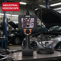 Vidéoscope industriel à écran tactile 1080P, mesure 3D, endoscope articulé, inspection de moteur automobile, IP65