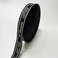 Bande élastique en polyester antidérapante de haute qualité de 25 cm, logo personnalisé en relief, motif rayé, ceinture pour boxer