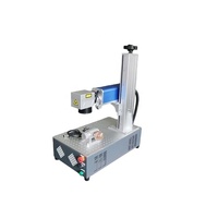 Machine de marquage laser UV portable de table Donggu Laser 355nm 5W avec source laser JPT rotative, refroidissement par air, nouvelle génération AI/LAS/PLT/DXF CNC
