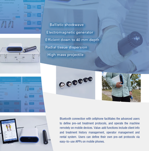 Équipement portatif mobile rechargeable de thérapie d'onde de choc de blessure de sports pour l'usage extérieur - Product Image 5