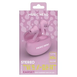Écouteurs micro Bluetooth MUSIC HERO X Beat Tws Rose MHTWSBEATBTNORP - Product Image 2