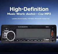 Radio para Auto Universal 1 DIN, Reproductor MP3 con Pantalla LCD, Estéreo, Amplificador, Subwoofer, FM, Llamadas Manos Libres, Venta al Por Mayor de Fábrica