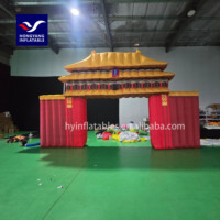 Arco de entrada inflable Qiankun Palace para publicidad gigante personalizado de fábrica