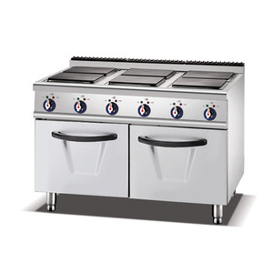 Professional High Efficiency Stainless Steel 6 <b>Square</b> Plate Heater Food Warmer <b>Combination</b> Electric Stove Oven for Restaurants - Product Image 2