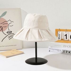Sombrero de Pescador con Encaje y Ala Ancha para Mujer, Primavera y Otoño, para Viajes de Verano, Protección Solar - Product Image 5