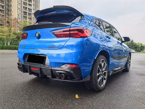 Nuovo Prodotto Runde per <span class=keywords><strong>BMW</strong></span> X2 2018-2021: Kit Carrozzeria in Fibra di Carbonio con Labbro Anteriore, Minigonne Laterali, Diffusore Posteriore, Spoiler e Alettone Superiore - Product Image 4