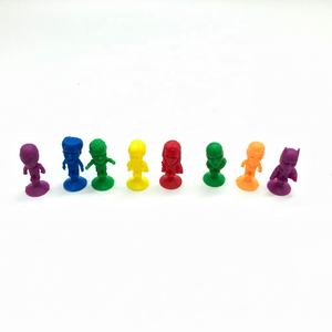 Özel toptan 28 32mm 1 inç Gashapon kapsül oyuncaklar renkli Stikeez TPR oyuncak heykelcik için emme banyo yaş 5-7 yıl - Product Image 3