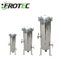 Boîtier de filtre industriel à cartouches multiples en acier inoxydable 304/316 avec cartouche filtrante 222/226/plate pour usines de fabrication