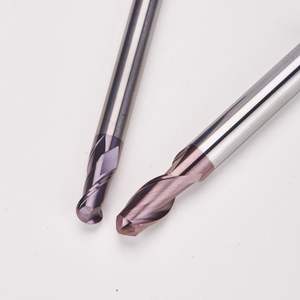 Fraises en bout en carbure de tungstène HRC65 4F HRC60 4 fraises en bout en carbure cémenté plat outils de coupe CNC mèches de routeur personnalisées Cutter <span class=keywords><strong>Tun</strong></span> - Product Image 6