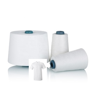 Hot Bán Độ Nhớt Cao 100% <span class=keywords><strong>Polyester</strong></span> <span class=keywords><strong>Spun</strong></span> Sợi Cho Dệt Kim Và Dệt Ne21 Ne30 Nguyên Dệt Trắng Sợi Vớ Sợi - Product Image 4