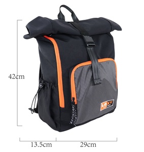 Sac à dos national unisexe en nylon souple 20L, portable, étanche, avec fermeture éclair, durable, pour voyage, ordinateur portable, sport, décontracté, à roulettes, avec logo personnalisé - Product Image 5