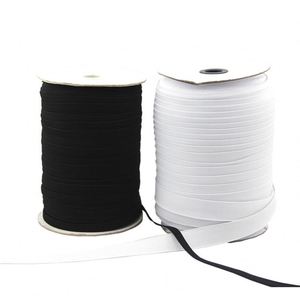 Bande élastique tricotée de 20 mm, blanche et noire, en polyester et caoutchouc, pour la couture des ceintures de pantalon - Product Image 4
