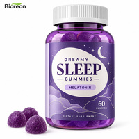 Sommeil gommeux supplément à base de plantes gommes de sommeil naturelles avec mélatonine 5mg sans danger pour les enfants et les adultes