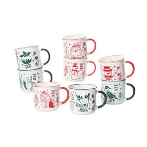 แก้วเซรามิคคริสต์มาส 360 มล. พิมพ์ลายสกรีน ของขวัญวันหยุด แก้วกาแฟ - Product Image 5