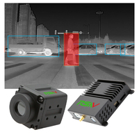 Sistema de conducción diurna y nocturna 384 * 288px Seguridad de alta resolución Imagen térmica Cámara de coche Cámaras de camiones