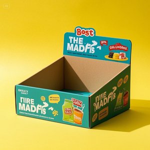 Tùy chỉnh hiển thị các tông hộp SRP Kệ sẵn sàng bao bì gấp xé PDQ lưu trữ khay bán lẻ truy cập hàng đầu hiển thị đơn vị - Product Image 1